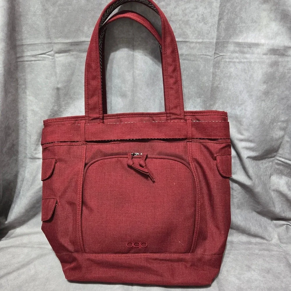 OGIO‎ Hamptons Tote Bag Padded Laptop Executive Travel Bag Garnet Red